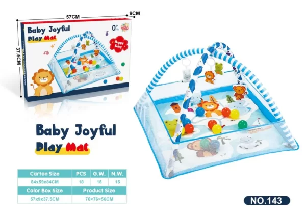 Baby Play Gym Mat with Ball Pit Activity Gym Center for Newborn Infant Baby Toddlers, Wholesale - 图片 2