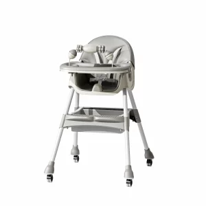 Foldable Baby High Chair with Adjustable Height, Wholesale