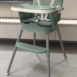 Foldable Baby High Chair Adjustable Height Dual Trays Convertible to Booster Seat, Wholesale