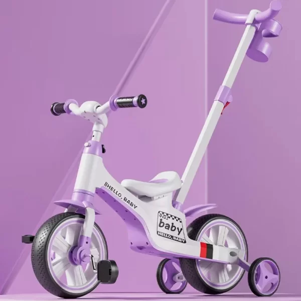 4-in-1 Multi-Functional Kids Tricycle Convertible Push Bike, Pedal Trike, Scooter & Balance Bike with Adjustable Handlebars for Distributor - 图片 6