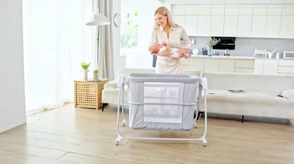 Electric Baby Cradle Baby Rocker Bed for Children Soothing, Wholesale - 图片 4