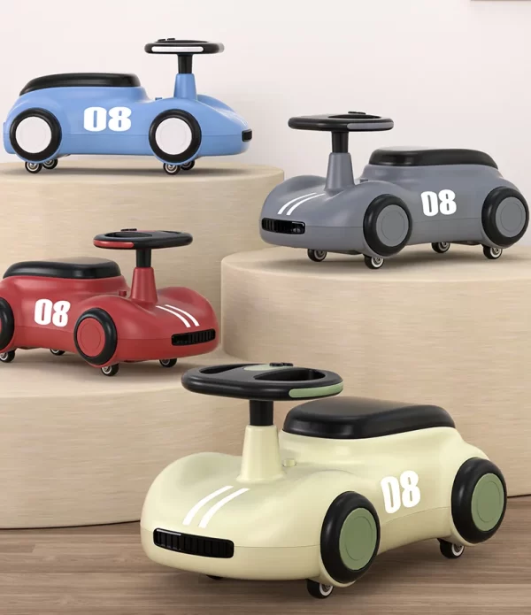 Baby Ride-On Scooter with Music & Lights, Kids Sliding Swing Car, Wholesale - 图片 2