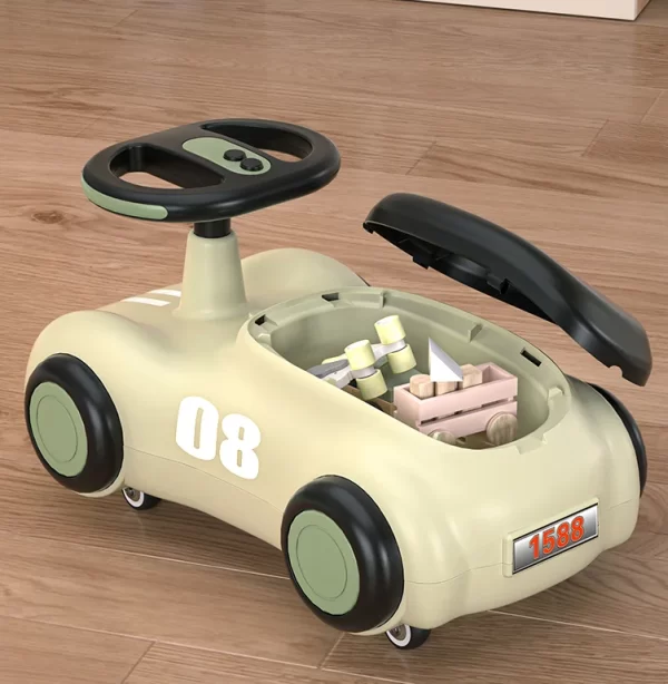 Baby Ride-On Scooter with Music & Lights, Kids Sliding Swing Car, Wholesale - 图片 4