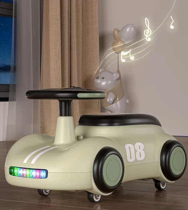 Baby Ride-On Scooter with Music & Lights, Kids Sliding Swing Car, Wholesale - 图片 5