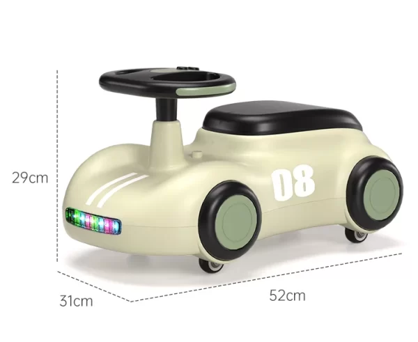 Baby Ride-On Scooter with Music & Lights, Kids Sliding Swing Car, Wholesale - 图片 6