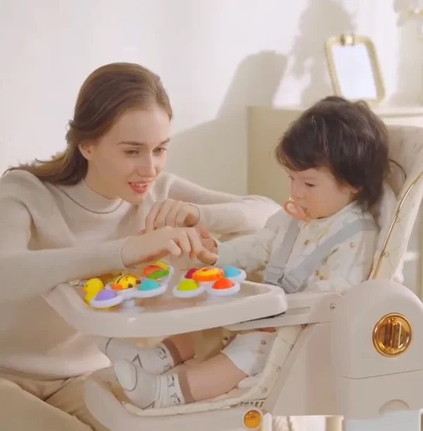 Multifunctional 3 in 1 Baby High Chair Convertible Adjustable Dining Chair for Toddlers Children, Wholesale - 图片 3