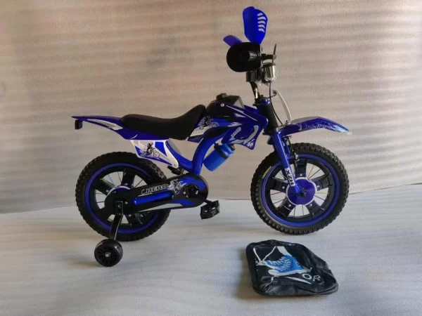Children's Bike Toddler and Kids Bike For Girls and Boys With Saddle Handle Training Wheels