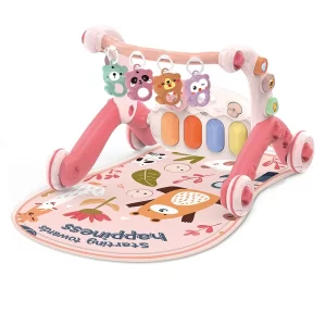 6 in 1 Multi-functional Baby Activity Gym Play Mat Toys for Newborn Infant with Play Piano & Lights for Distributor