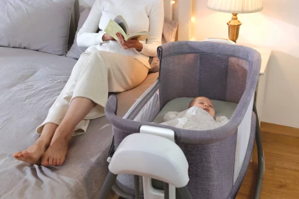 4 in 1 Smart Baby Bassinets Bed, Wholesale Baby Rocking Crib - 图片 4