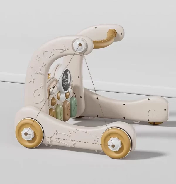 4 in 1 Multi-Functional Baby Walker with Music and Light, Wholesale - 图片 6