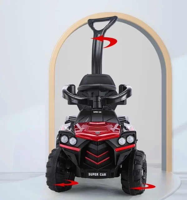 Kids' Electric Ride-On Car – 2-in-1 Motor & Glide Mode, Rotating Gatling Steering, Remote Control, Wholesale - 图片 2