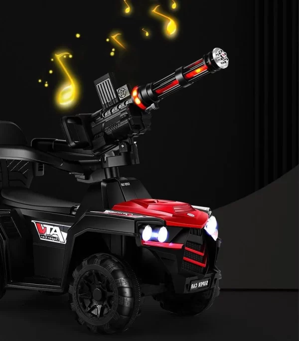 Kids' Electric Ride-On Car – 2-in-1 Motor & Glide Mode, Rotating Gatling Steering, Remote Control, Wholesale - 图片 3