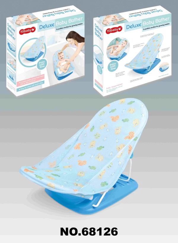 Baby Bath Seat, Adjustable 3-Position Recline for Growing Babies Baby Bath Support Sling, Wholesale - 图片 2
