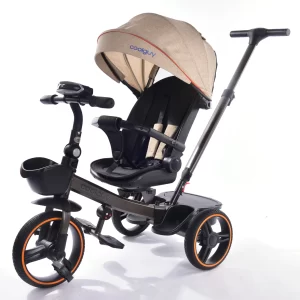 Multifunctional Kid Tricycle Rotating Reclining Seat Foldable Handlebars with Music & Light for Distributor