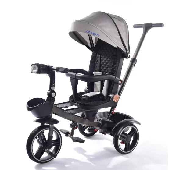 Multifunctional Kid Tricycle Rotating Reclining Seat Foldable Handlebars with Music & Light for Distributor - 图片 3