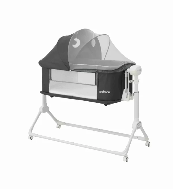 Smart Bluetooth Baby Bassinet with Mosquito Canopy & Music Baby Rocking Bed, Wholesale