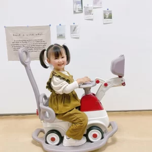4-in-1 Multi-Function Kids Ride-On Toy Car - Excavator, Rocking Horse, Toy Dumper Truck, Sliding Car, Wholesale