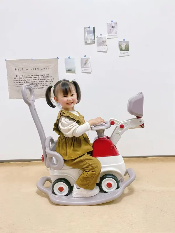 4-in-1 Multi-Function Kids Ride-On Toy Car - Excavator, Rocking Horse, Toy Dumper Truck, Sliding Car, Wholesale