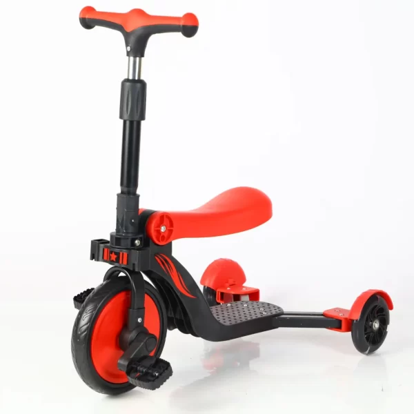 5-in-1 Multi-Function Kids Scooter Converts Between 5 Modes 3 Height Adjustments, Wholesale - 图片 3
