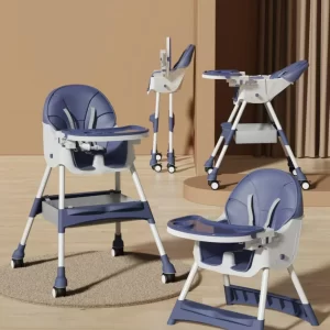 Baby High Chair with Adjustable Recline, Foldable Design, Comfortable & Safe for Infants, Wholesale