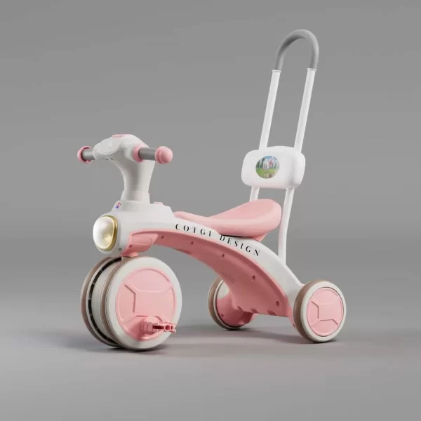 Kids' Tricycle with Push Handle Toddler Push Trike for Boys and Girls, Wholesale - 图片 4