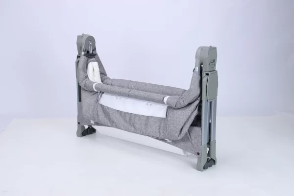 Portable Baby Bassinet – Foldable, Adjustable Height, Silent Wheels, 2-in-1 Rocking & Bedside Crib, Wholesale - 图片 2