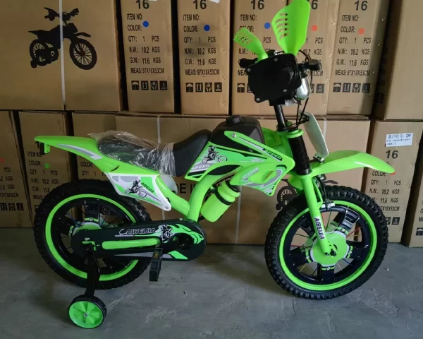 Children's Bike Toddler and Kids Bike For Girls and Boys With Saddle Handle Training Wheels - 图片 2