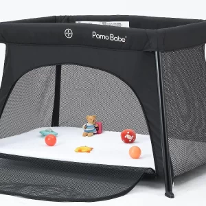 Lightweight Baby Playpen Portable Travel Crib Playard with Zipper Door, Wholesale