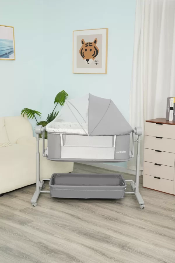 Baby Bassinet Bedside Bassinet for Baby with Wheels Mosquito Net Portable Bed for Infant Newborn, Wholesale - 图片 7