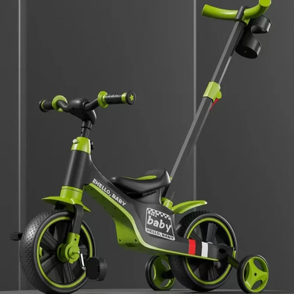 4-in-1 Multi-Functional Kids Tricycle Convertible Push Bike, Pedal Trike, Scooter & Balance Bike with Adjustable Handlebars for Distributor