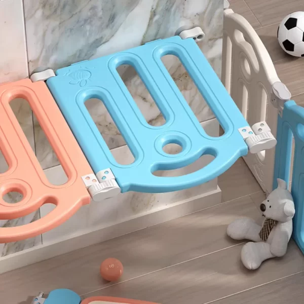 Baby Playpen Folding Safety Play Yard for Children Indoor Plastic Kids Playpen, Wholesale - 图片 4