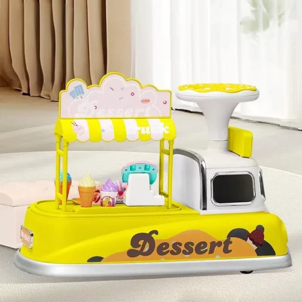 Multi-Functional Sliding Car Ride-On & Pretend Play Toy with Oversized Storage Detachable Tray & 360° Wheels, Wholesale - 图片 2