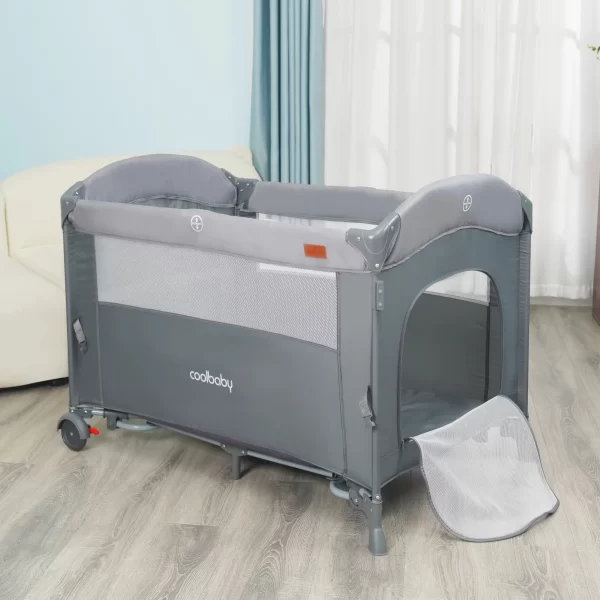 Baby Bassinet, Pack and Play, Bedside Crib Sleeper, Diaper Changer, Wholesale - 图片 3