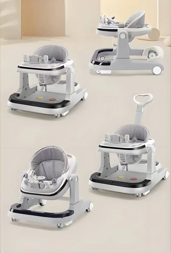 Multifunctional Electric Baby Walker – Bluetooth Remote, Music & Lights, Wholesale - 图片 5