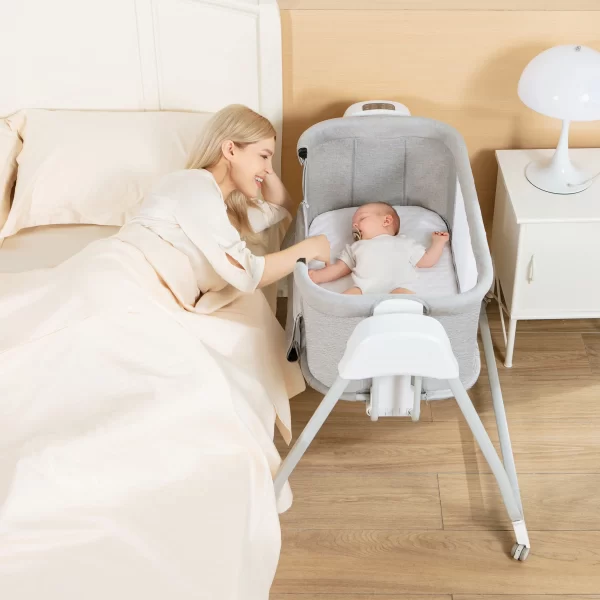 Electric Baby Cradle Baby Rocker Bed for Children Soothing, Wholesale - 图片 3