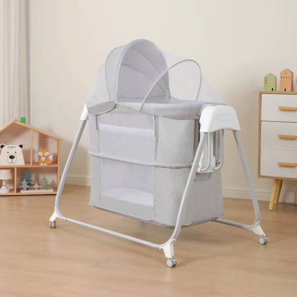 Electric Baby Cradle Baby Rocker Bed for Children Soothing, Wholesale - 图片 7