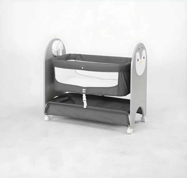 Smart Baby Bassinet with 3-Speed Auto Rocking, Bluetooth Remote, Wholesale - 图片 6