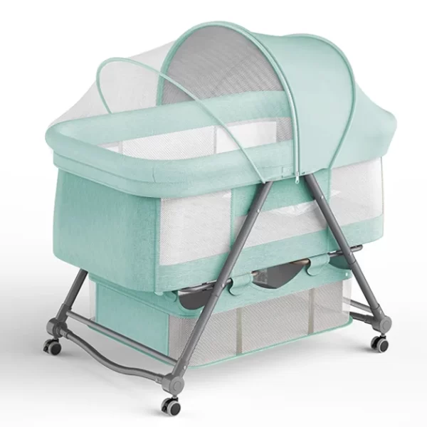 Adjustable Baby Crib, Baby Bed with Breathable Net, Wholesale - 图片 6