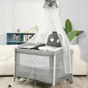 Baby Bassinet Bed Bedside Sleeper MultiFunctional Crib Playard Portable Changing Table Bassinet for Newborn, Wholesale