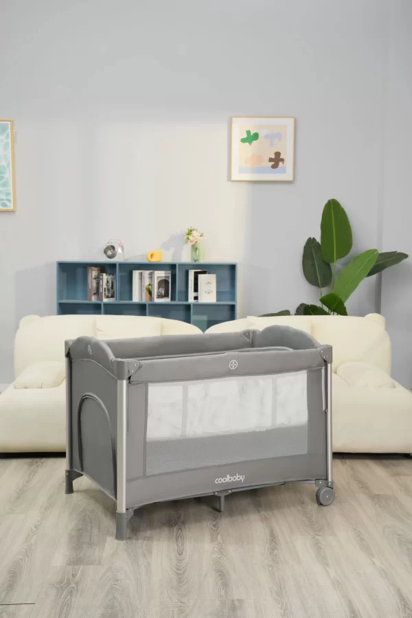 Baby Bassinet Bed Bedside Sleeper MultiFunctional Crib Playard Portable Changing Table Bassinet for Newborn, Wholesale - 图片 2