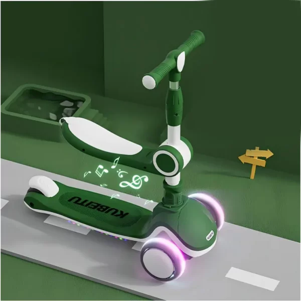 2-in-1 Sit & Stand Scooter with Foldable Design, Adjustable Seat, Wholesale - 图片 2