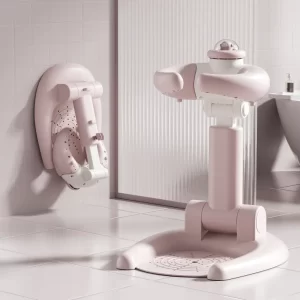 Hot Selling Baby Bath Stand Shower Cartoon Baby Hug Bath Tower, Wholesale