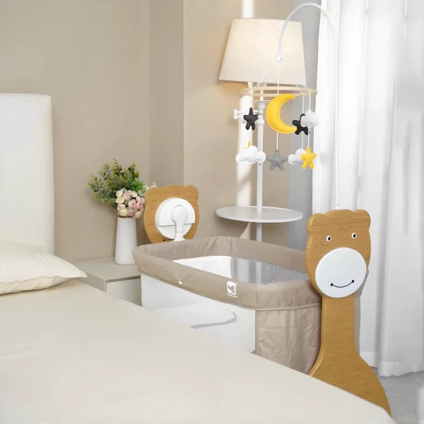 Wholesale Smart Electric Baby Rocking Crib with Wheels, Multi-Functional Baby Bassinets Bed - 图片 2