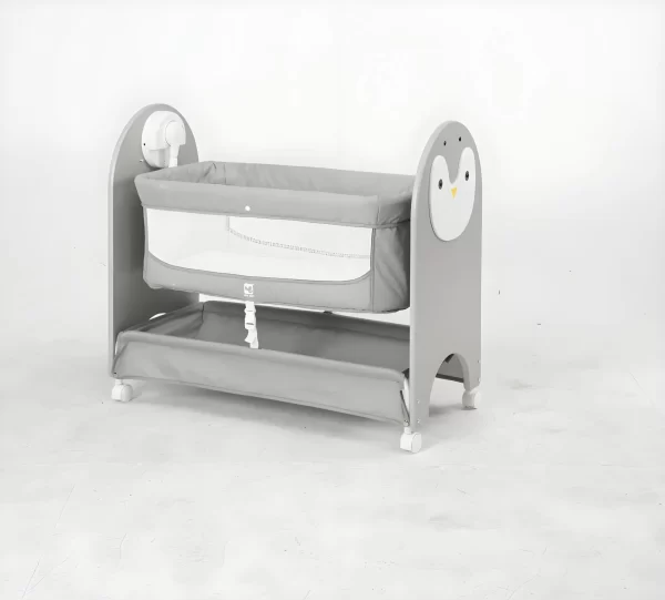 Smart Baby Bassinet with 3-Speed Auto Rocking, Bluetooth Remote, Wholesale - 图片 5