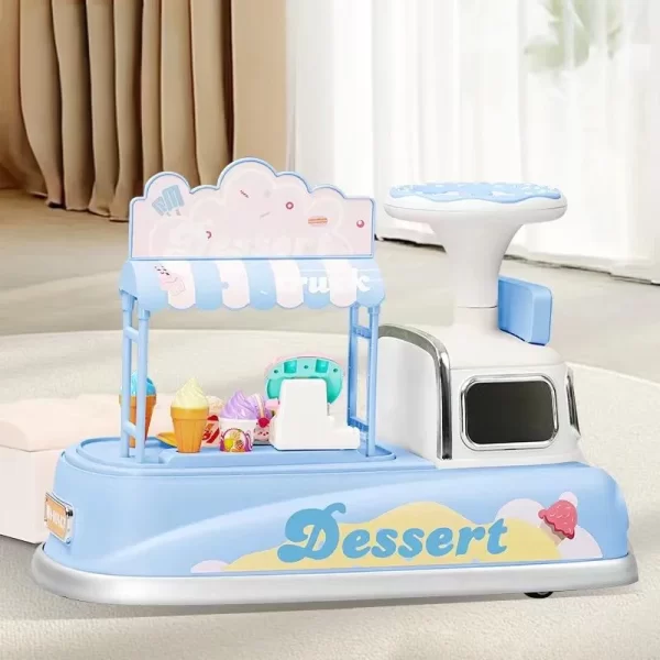 Multi-Functional Sliding Car Ride-On & Pretend Play Toy with Oversized Storage Detachable Tray & 360° Wheels, Wholesale - 图片 3