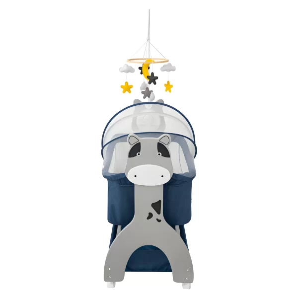 Smart Electric Baby Rocking Crib with Wheels, Multi-Functional Baby Bassinets Bed, Wholesale - 图片 7