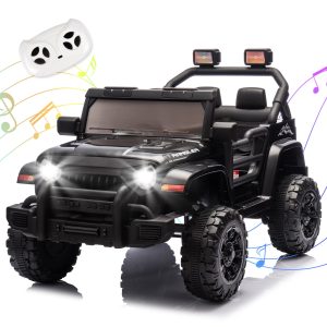 Ride on Truck Car, 12V Kids' Electric Vehicles W/Parents Control, Ride on Toys for Toddlers with Music