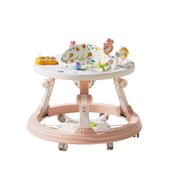 360° Rotating Baby Walker with Music Panel & Convertible Toy Table, Wholesale - 图片 2