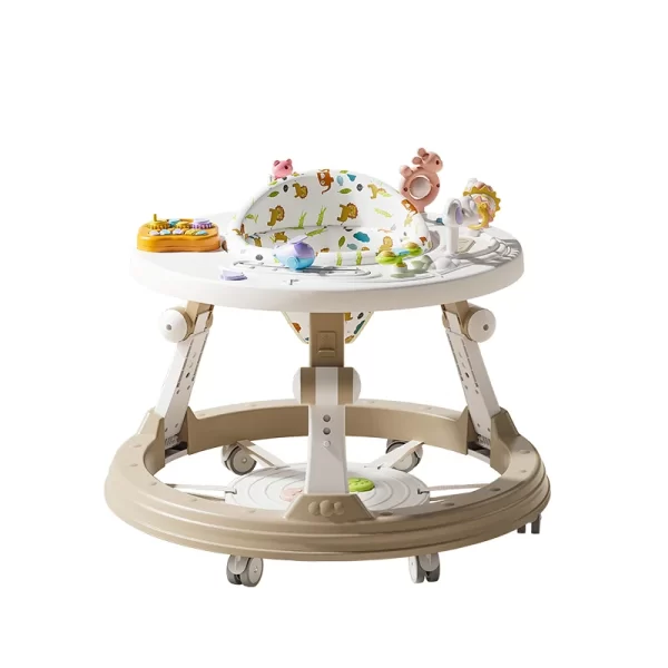 360° Rotating Baby Walker with Music Panel & Convertible Toy Table, Wholesale - 图片 4