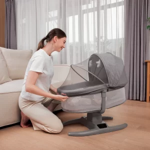 Remote Control Electric Baby Rocking Chair, Baby Swing Cradle for Infants to Toddlers Wholesale